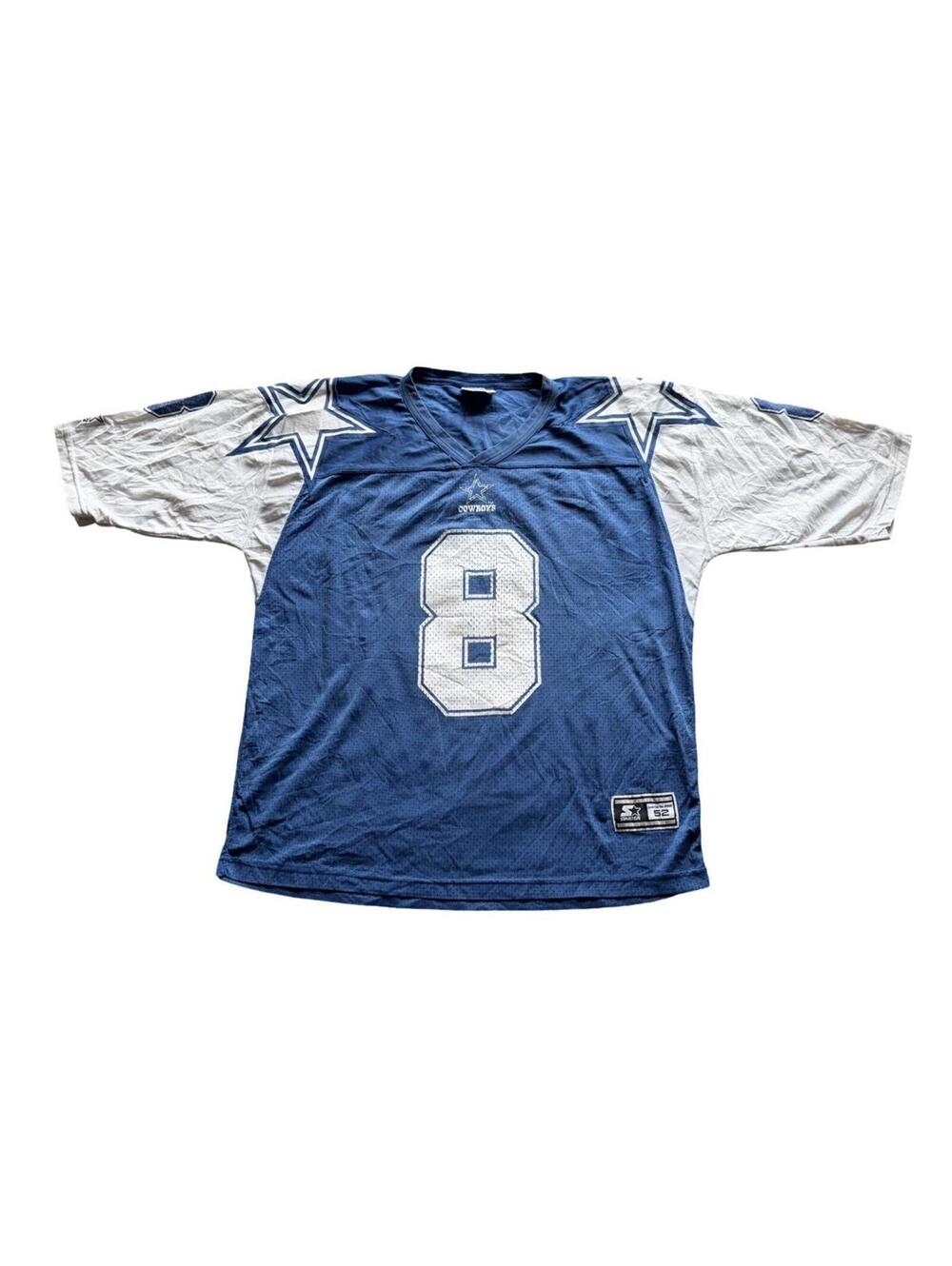 Vintage 90s Starter Men's Dallas Cowboys Troy Aikman Football Jersey Size 52/XL